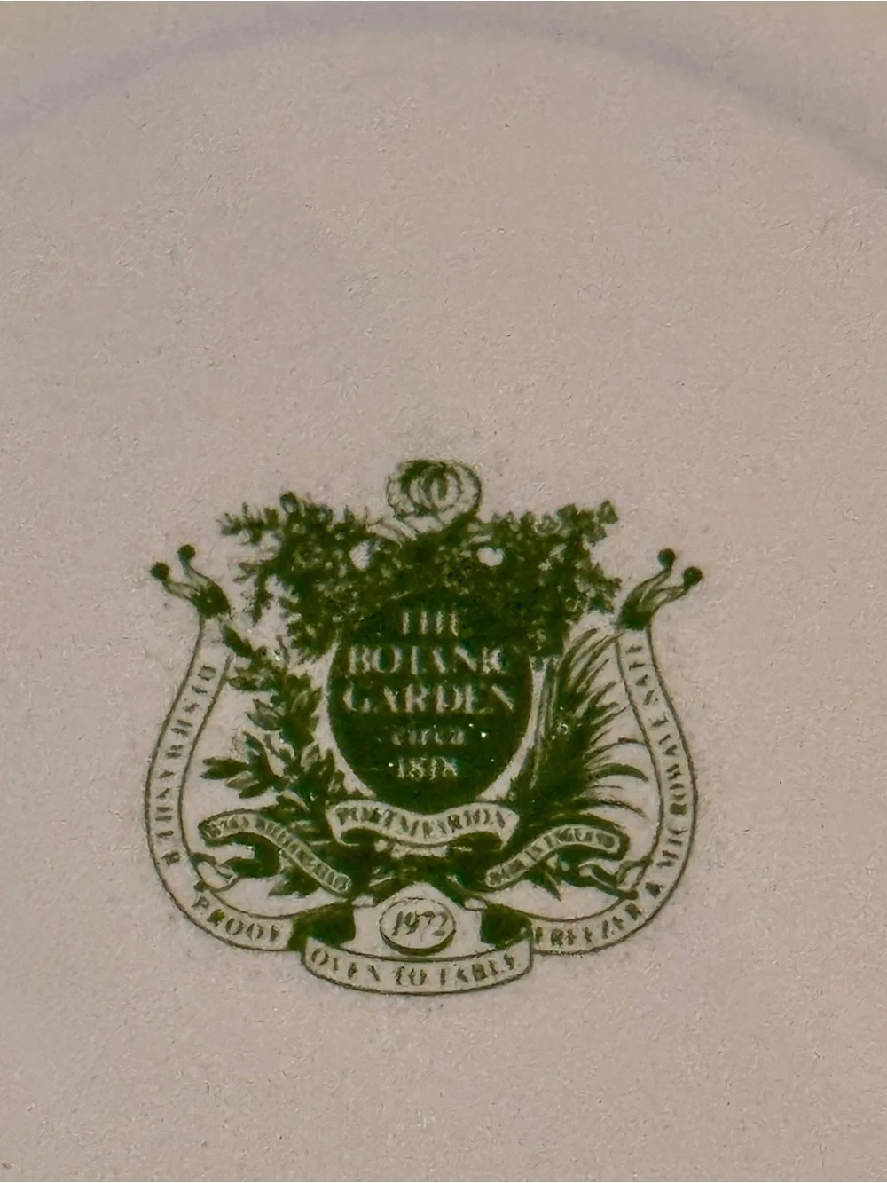 Vintage Portmeirion Botanic Garden Christmas Rose 10” Cake Plate England